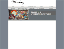 Tablet Screenshot of inwheelingmagazine.com